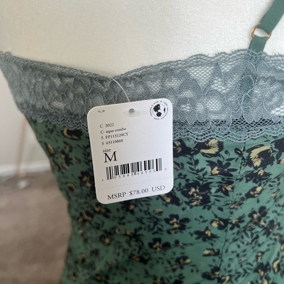 FREE PEOPLE Floral Slip Dress Size: Medium NWT - Picture 4 of 5